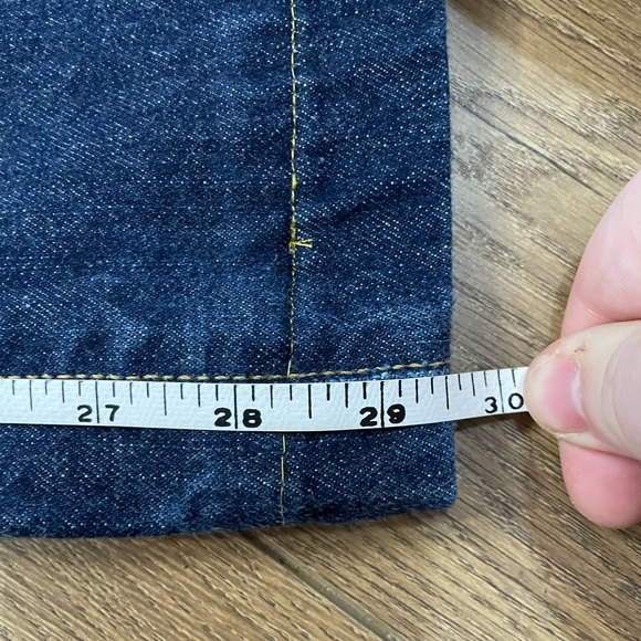 Tommy Jeans Tommy Hilfiger Vintage Wide Leg Size 13 Hemmed Pants Medium Wash - Picture 3 of 7